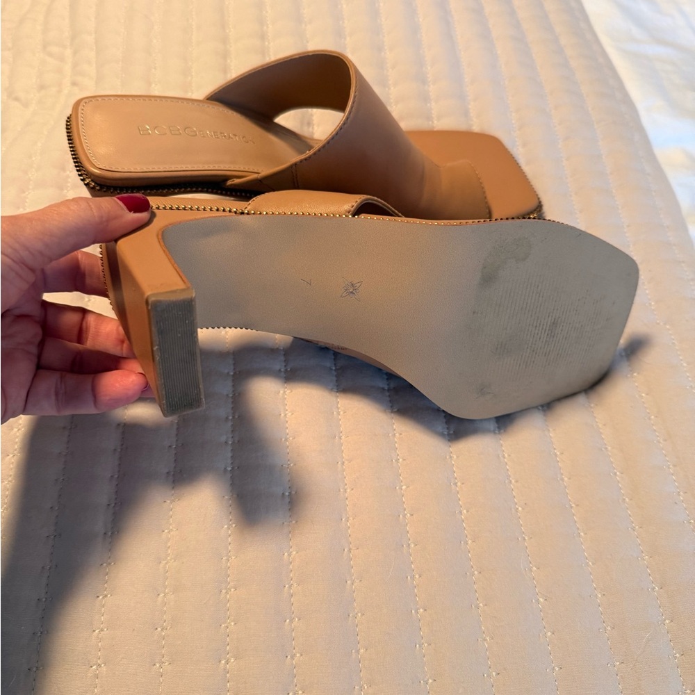 BCBGeneration Blush Mules with Square Toe - image 5